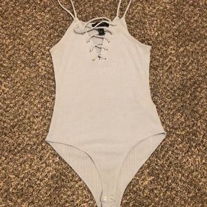 Baby blue body suit